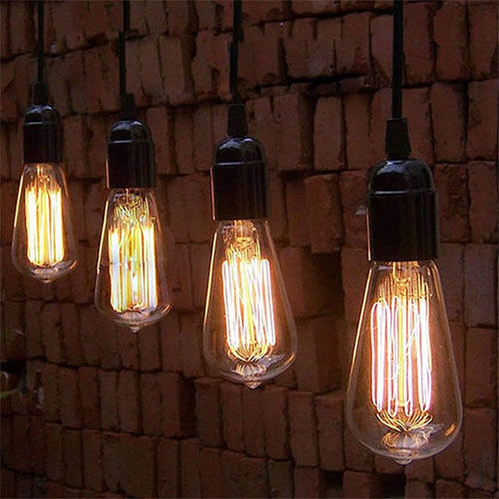 Outdoor String Lights, Vintage Light Bulbs Holder