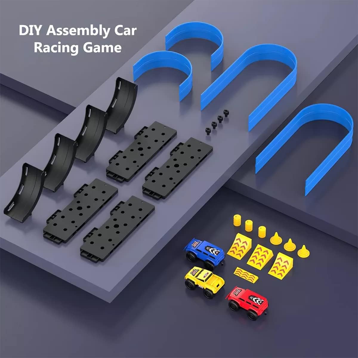 Track Racing Car, Magnetic Stunt Car, Anti-Gravity Roller Coaster