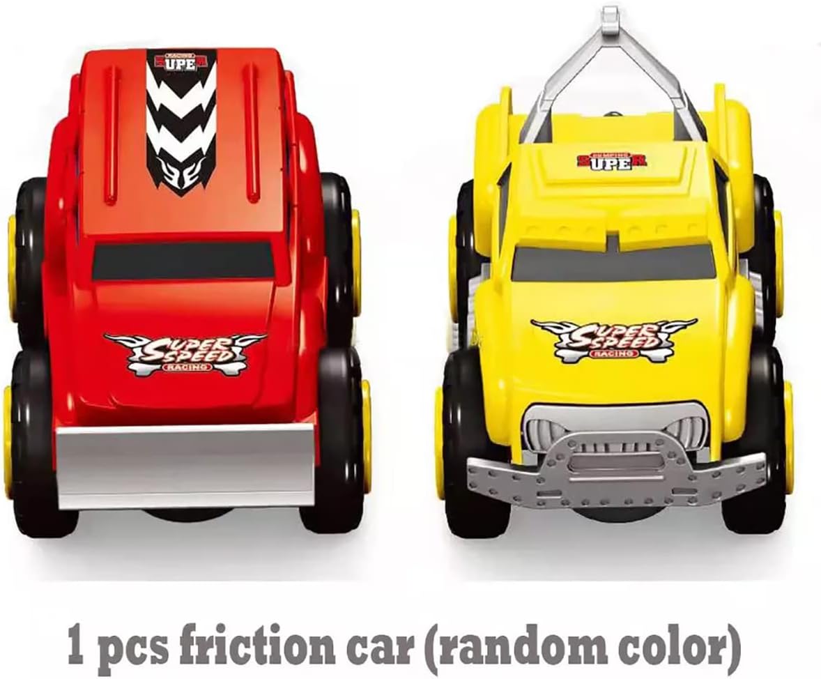 Track Racing Car, Magnetic Stunt Car, Anti-Gravity Roller Coaster