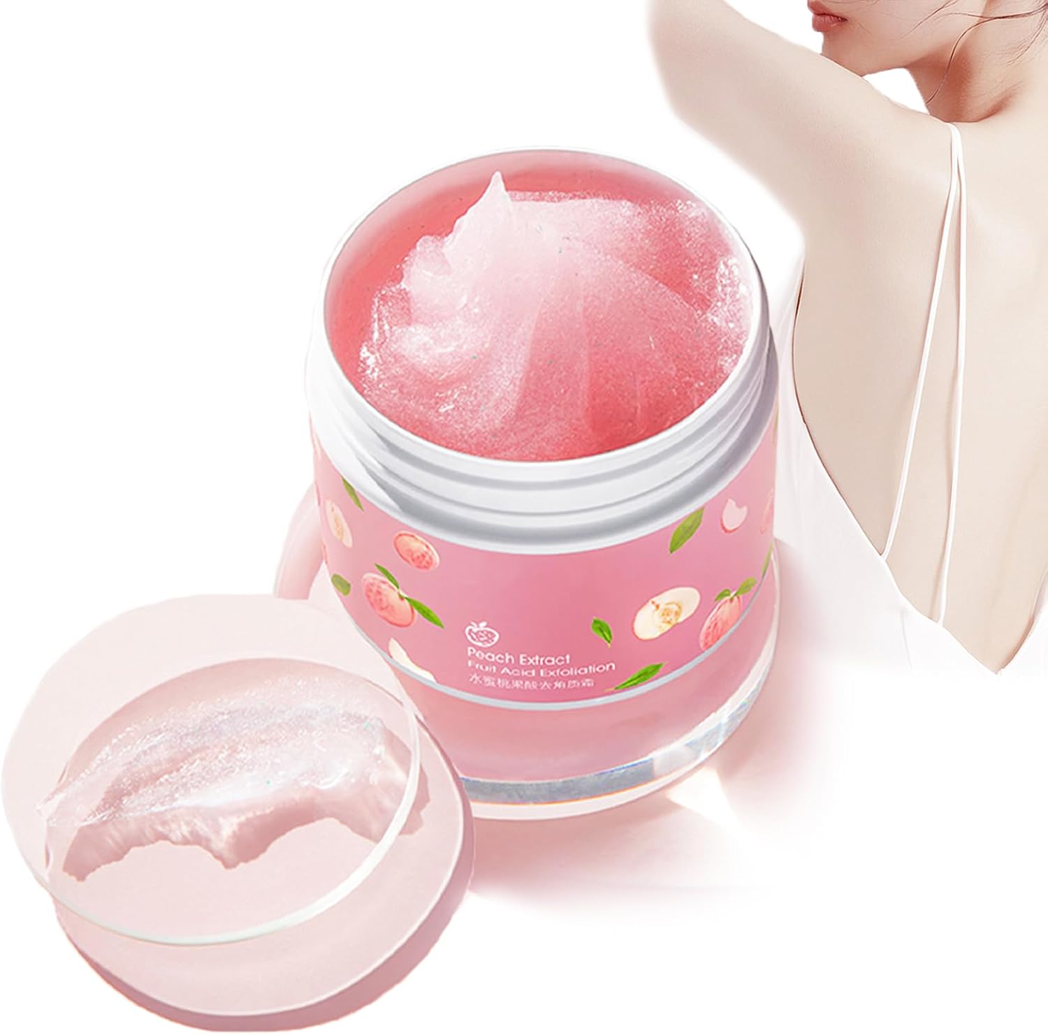 Peach Extract Exfoliation, Peach Extract Fruit Acid Exfoliating Face Gel