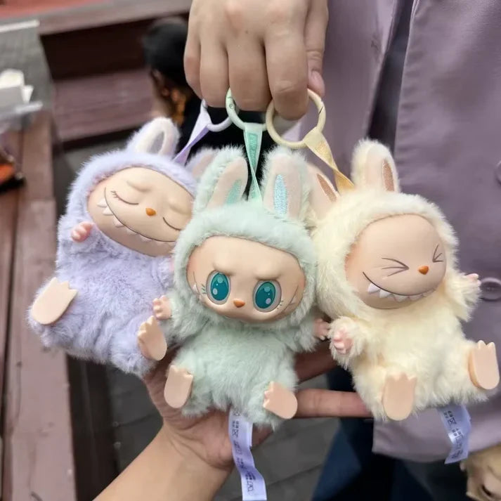 Labubu The Monster - Plush Keychain - Big In To Energy