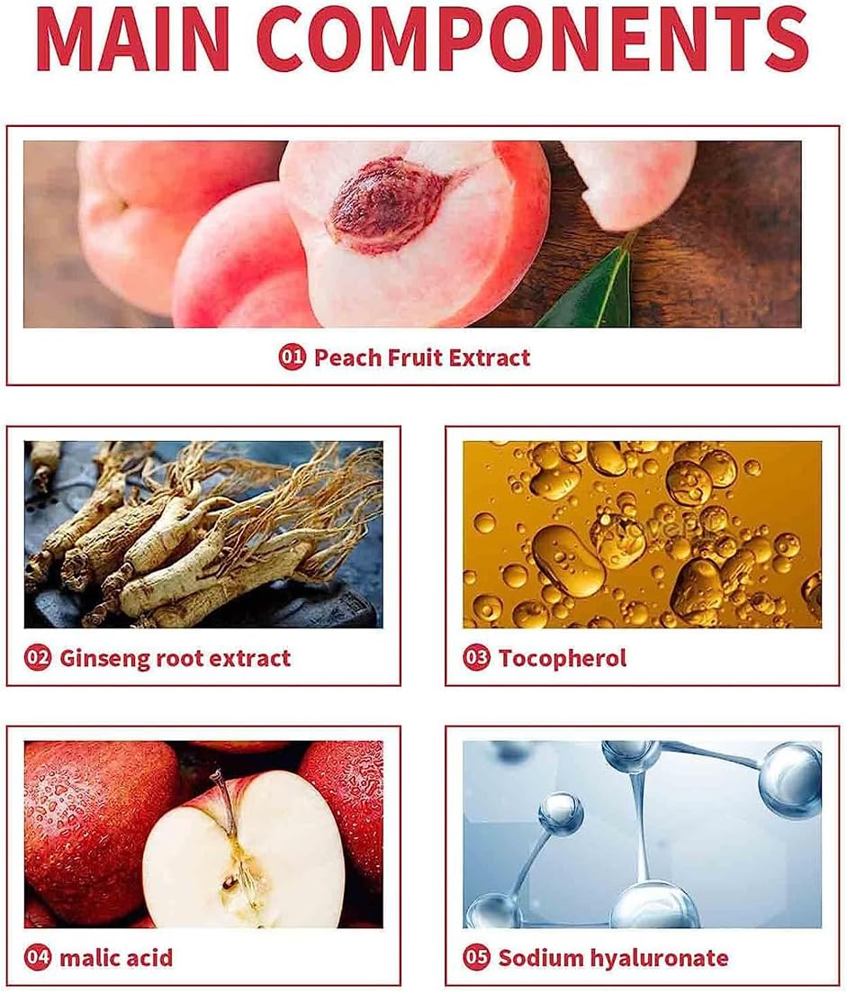 Peach Extract Exfoliation, Peach Extract Fruit Acid Exfoliating Face Gel