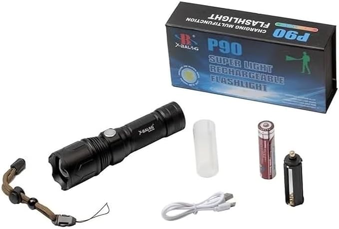 P 90 Super Light Rechargeable Flashlight