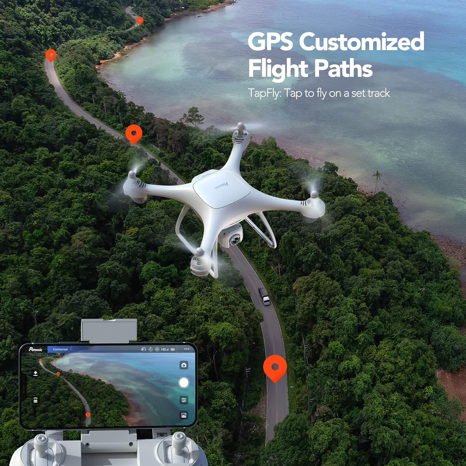 Sky Drone with lcd remote and camera