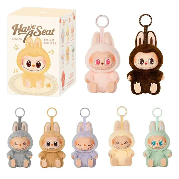 Labubu The Monster - Plush Keychain - Big In To Energy