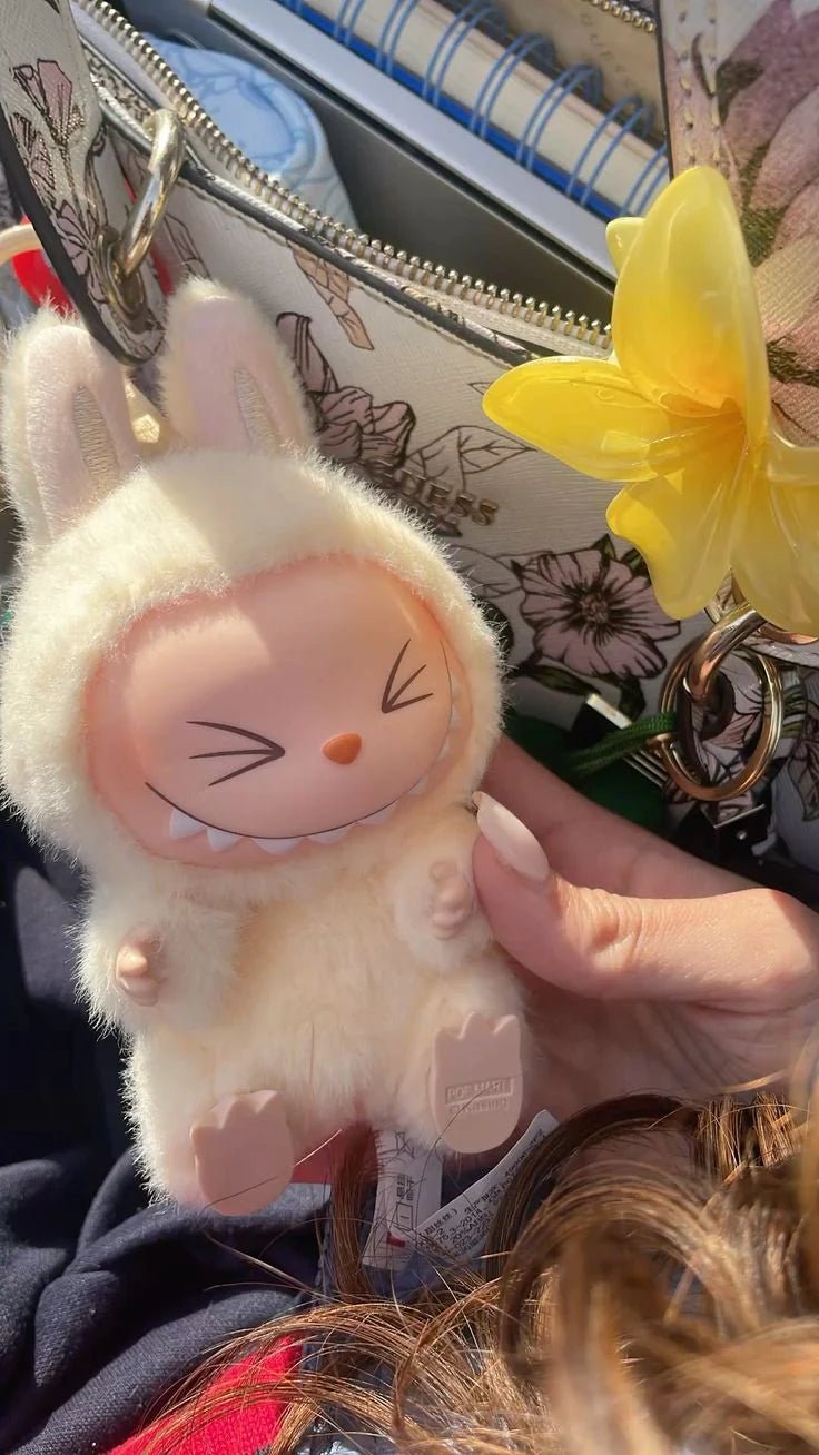 Labubu The Monster - Plush Keychain - Big In To Energy