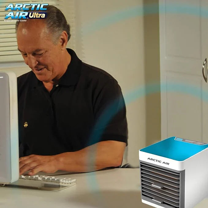 ortable Air Conditioners, USB Personal Mini Air Cooler, Air Conditioner with LED Light