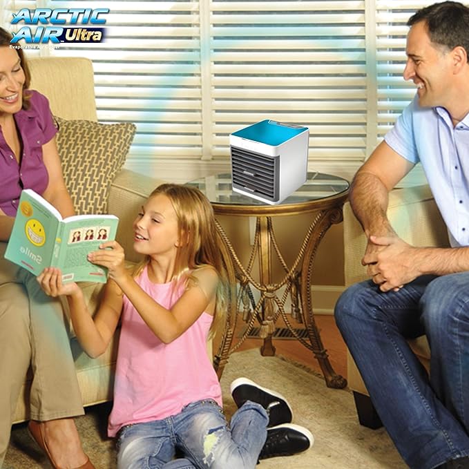 ortable Air Conditioners, USB Personal Mini Air Cooler, Air Conditioner with LED Light