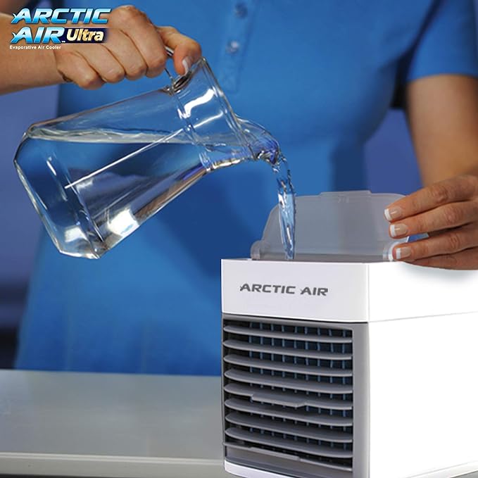 ortable Air Conditioners, USB Personal Mini Air Cooler, Air Conditioner with LED Light